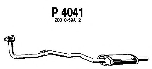 Silenciador posterior P4041