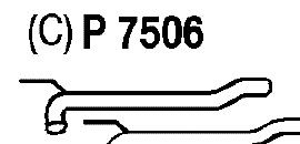 Σωλήνας εξάτμισης P7506