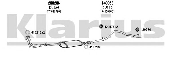 Exhaust System 300025E