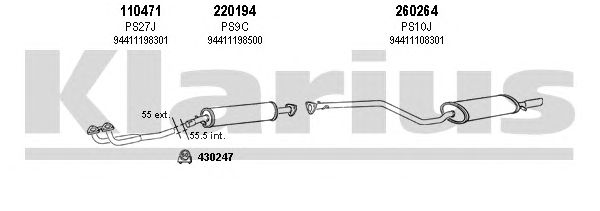 Exhaust System 680014E
