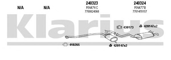 Exhaust System 720636E