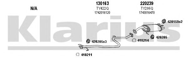 Exhaust System 900233E