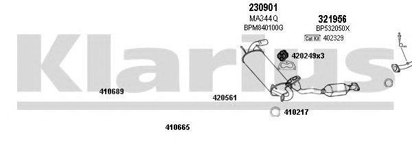 Exhaust System 570241E