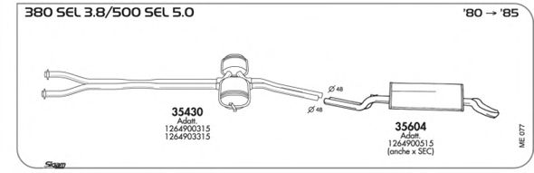 Exhaust System ME077