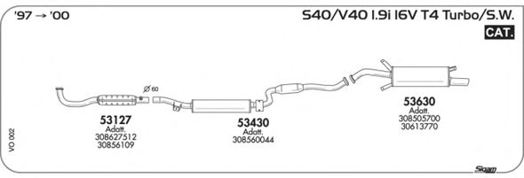 Exhaust System VO002