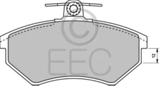 Комплект тормозных колодок, дисковый тормоз BRP0707
