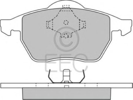 Комплект тормозных колодок, дисковый тормоз BRP0930