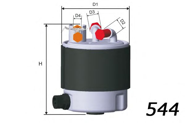 Fuel filter M505