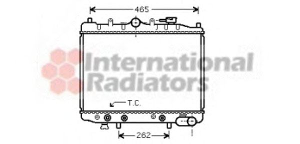 Radiator, engine cooling 27002028