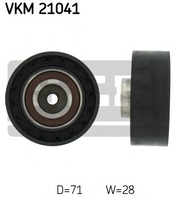 Deflection/Guide Pulley, timing belt VKM 21041