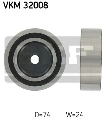 Deflection/Guide Pulley, v-ribbed belt VKM 32008