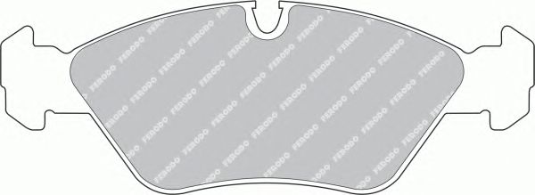Комплект тормозных колодок, дисковый тормоз FDB256