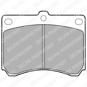 Brake Pad Set, disc brake LP935