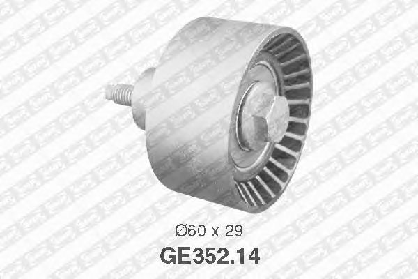 Deflection/Guide Pulley, timing belt GE352.14