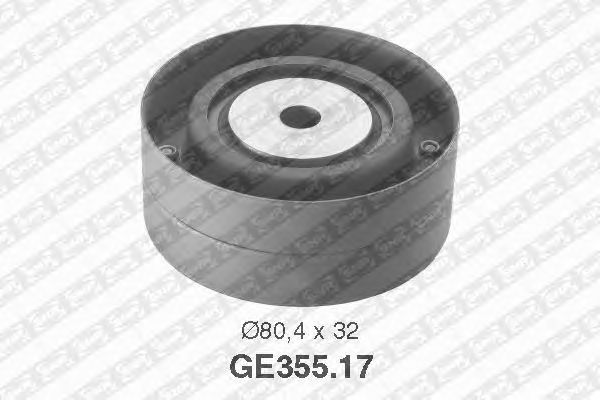 Deflection/Guide Pulley, timing belt GE355.17