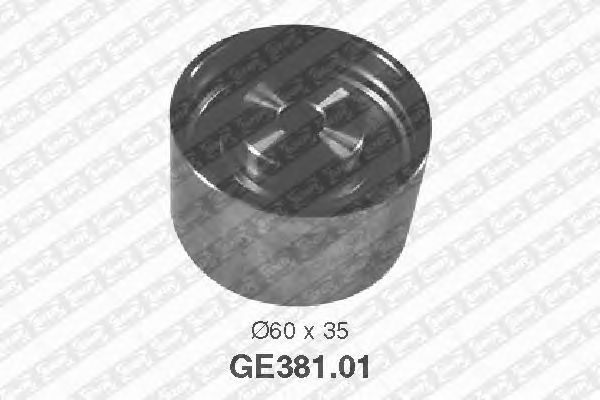 Deflection/Guide Pulley, timing belt GE381.01