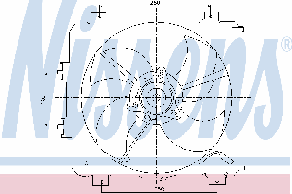 Fan, A/C condenser 85045