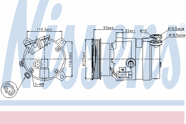 Kompressori, ilmastointilaite 89106