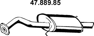 Глушитель выхлопных газов конечный 47.889.85