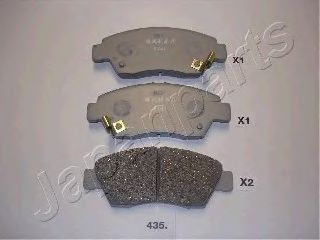 Brake Pad Set, disc brake PA-435AF
