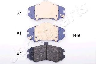 Brake Pad Set, disc brake PA-H15AF
