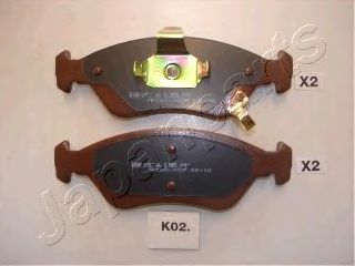 Kit de plaquettes de frein, frein à disque PA-K02AF