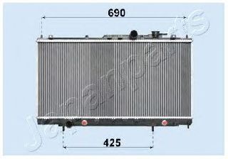 Радиатор, охлаждение двигателя RDA183018