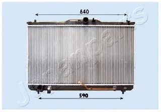 Радиатор, охлаждение двигателя RDA283092