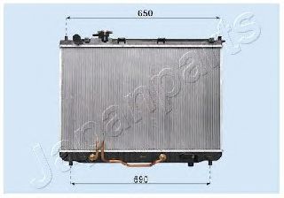 Радиатор, охлаждение двигателя RDA333027
