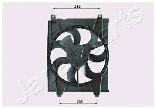 Вентилятор, охлаждение двигателя VNT332004