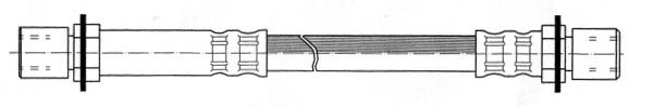 Tubo flexible de frenos 71154