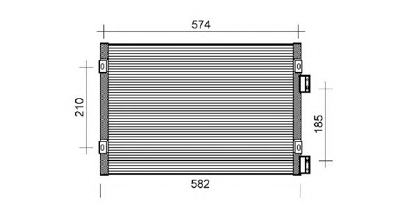 Condensator, airconditioning QCN224