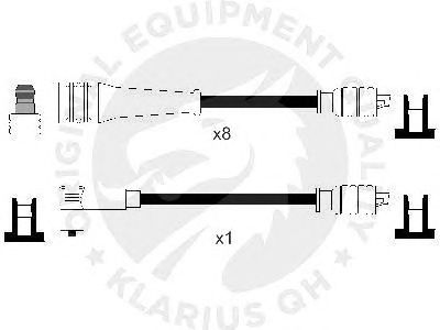 Комплект проводов зажигания XC1362