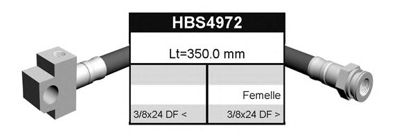 Тормозной шланг BFH4972