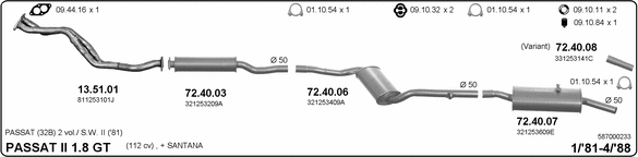 Exhaust System 587000233