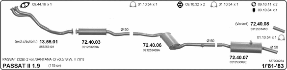 Exhaust System 587000234