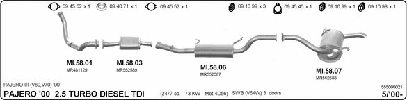 Exhaust System 555000021