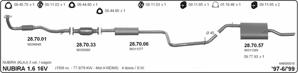 Exhaust System 649000015