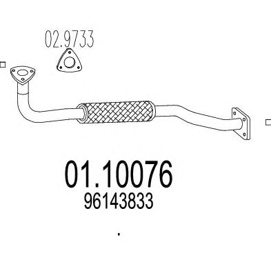Exhaust Pipe 01.10076