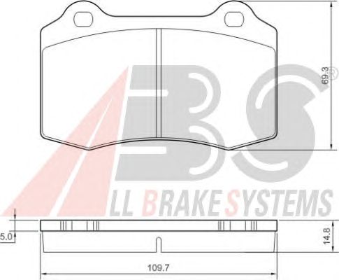 Brake Pad Set, disc brake 37388