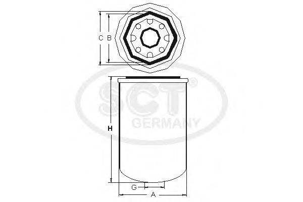Cartucho de secador de ar, sistema de ar comprimido STB 8201