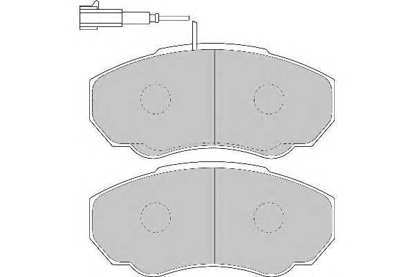 Комплект тормозных колодок, дисковый тормоз FD6895N