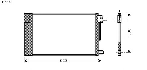 Condenseur, climatisation FT5314