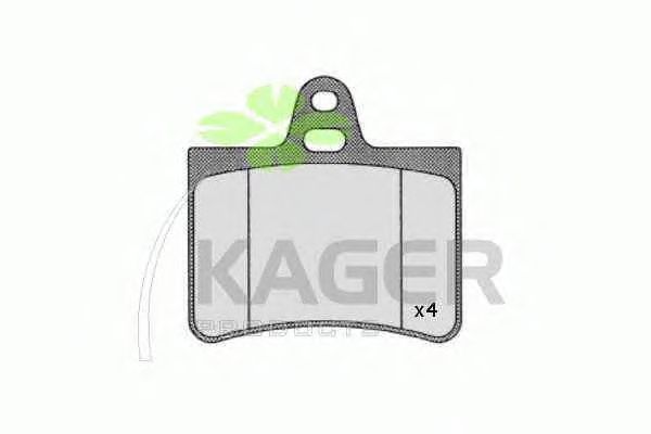 Brake Pad Set, disc brake 35-0539