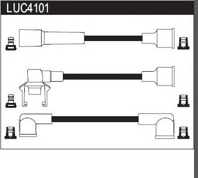 Jogo de cabos de ignição LUC4101