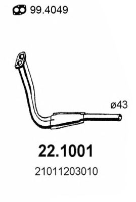 Exhaust Pipe 22.1001
