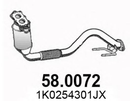 Catalytic Converter 58.0072