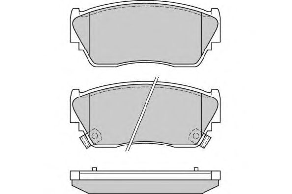 Комплект тормозных колодок, дисковый тормоз 12-0511