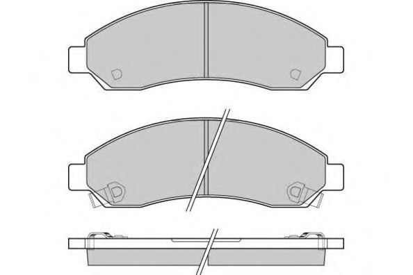 Brake Pad Set, disc brake 12-1199