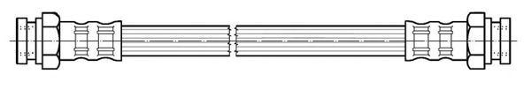 Tubo flexible de frenos 511122